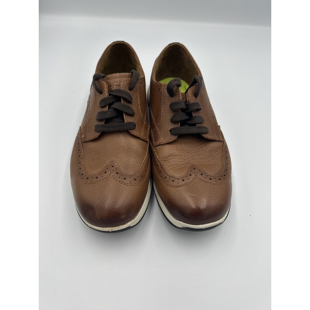 Florsheim Great Lakes wingtip Oxford Jr Boys dress brown Shoe    4M